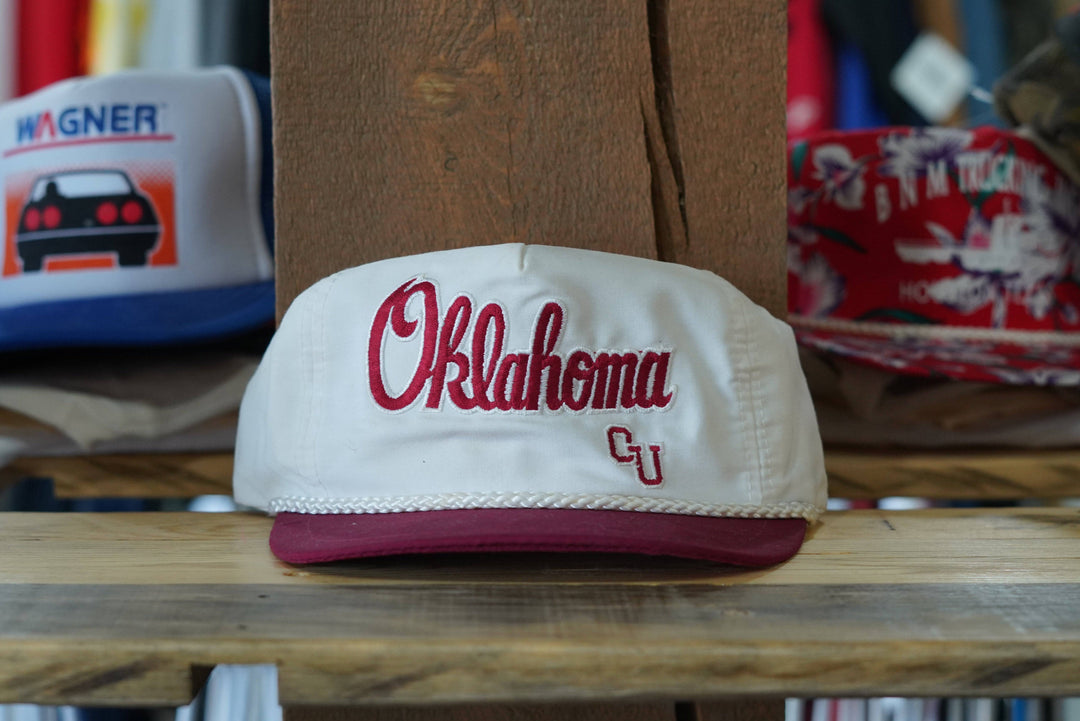 Vintage Oklahoma Sooners College Classics Roper Hat - West Block Vintage