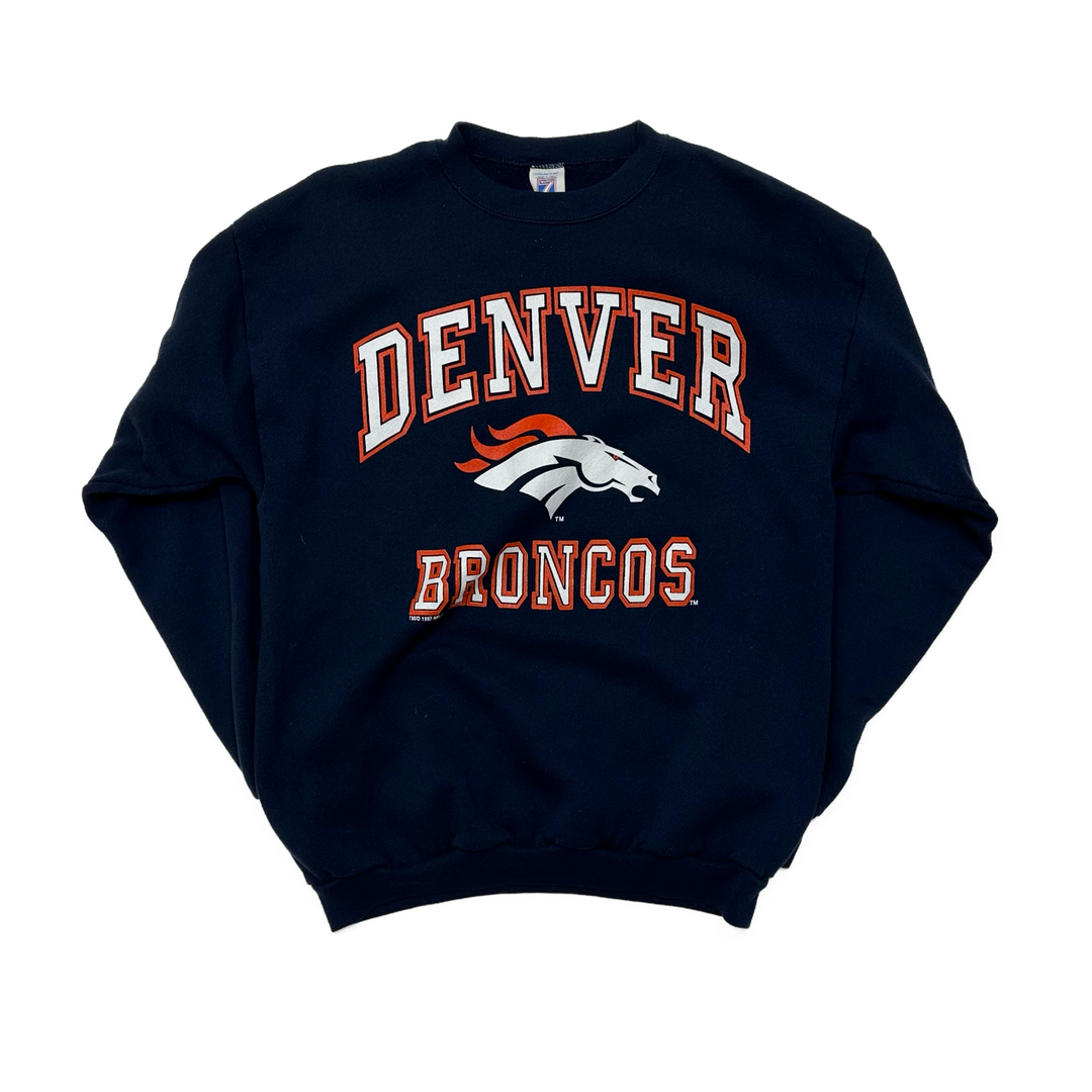 90s Denver Broncos Crewneck Sweatshirt - West Block Vintage