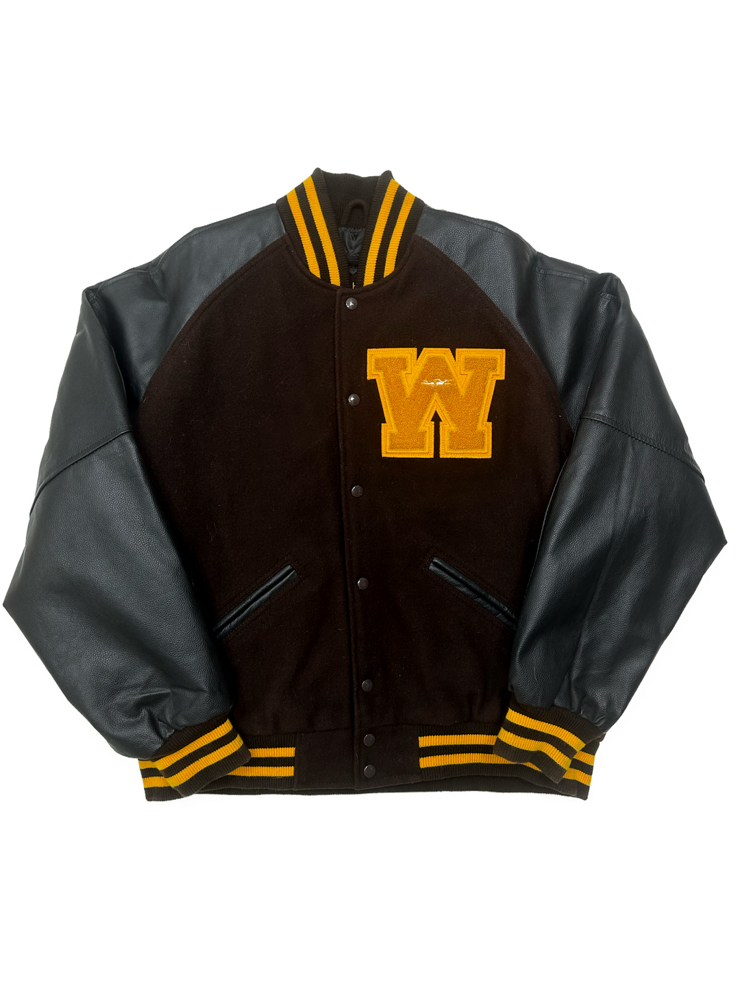00s Wyoming Cowboys Swimming Letterman Jacket - West Block Vintage