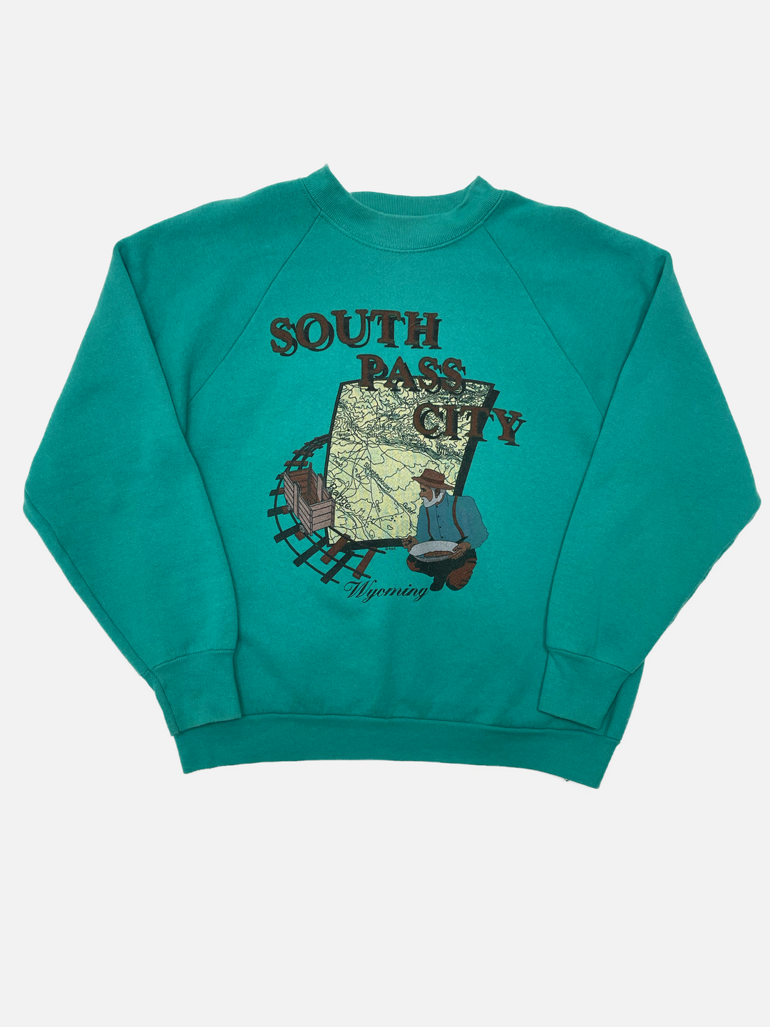 90s South Pass Wyoming Crewneck Sweatshirt - West Block Vintage