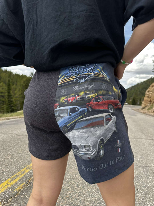 Garms Vintage Repurposed Shorts-Carhartt Mustangs 32s - West Block Vintage