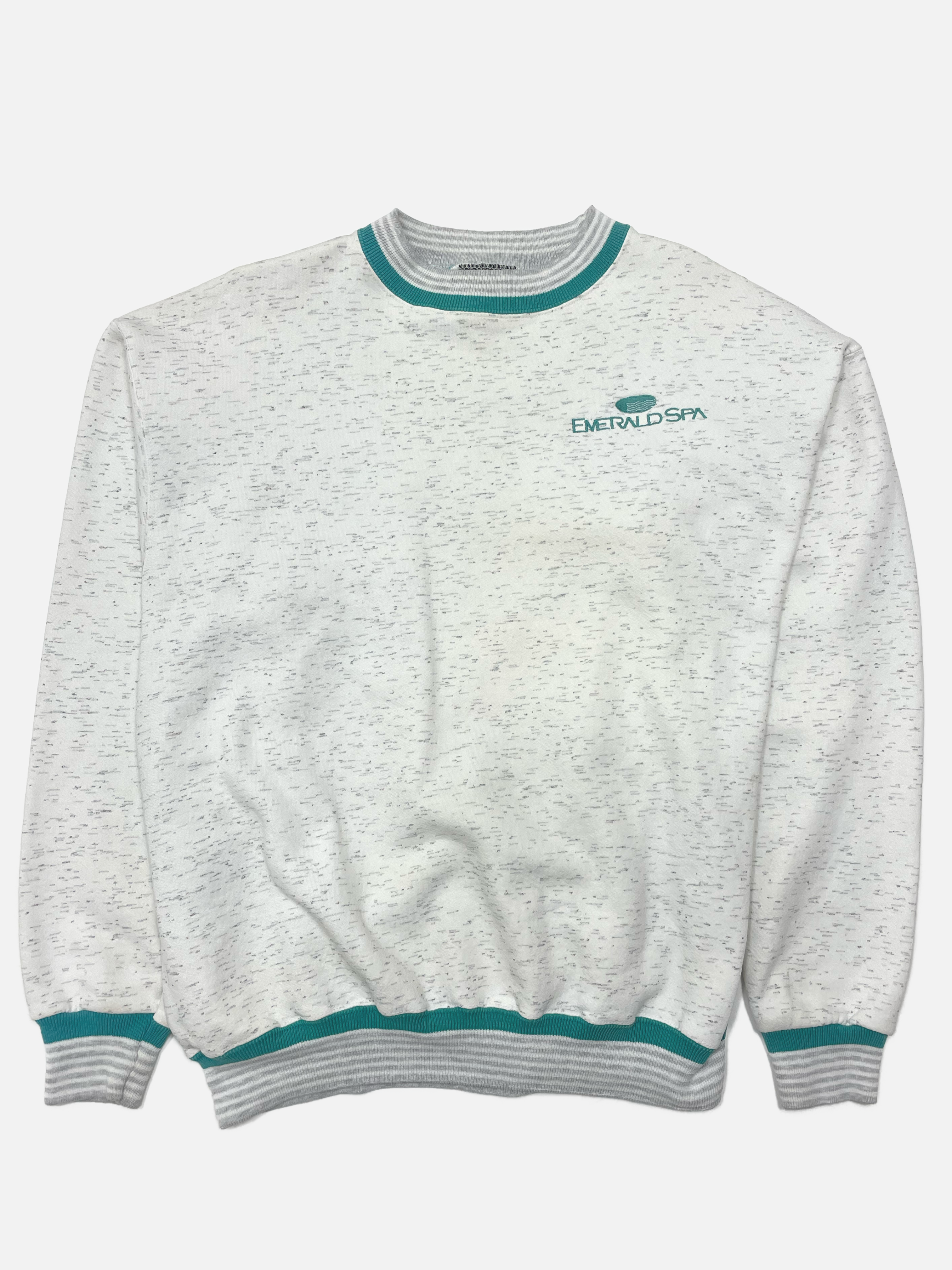 90s Emerald Spa Crewneck Sweatshirt - West Block Vintage