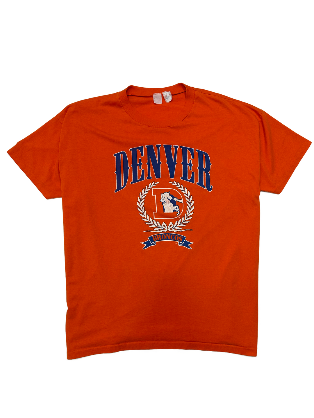 80s Denver Broncos Old Logo Tee - West Block Vintage
