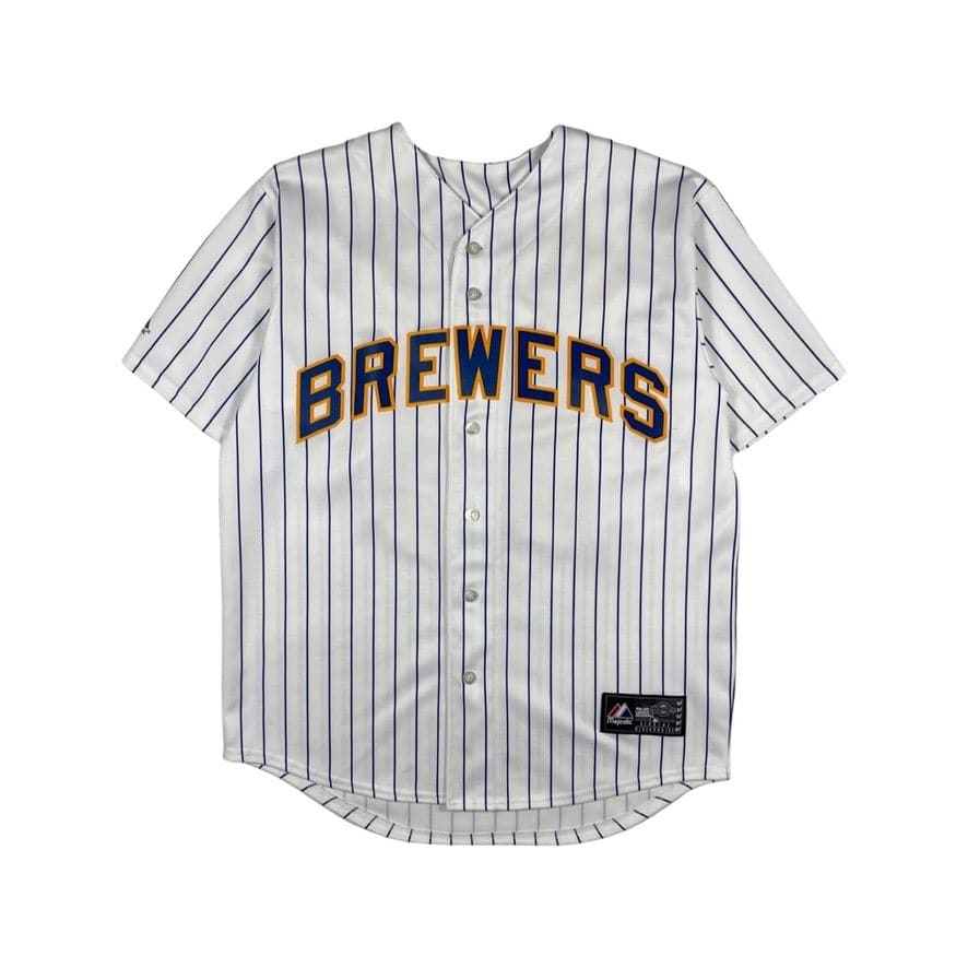 00s Brewers Prince Fielder Baseball Jersey - West Block Vintage