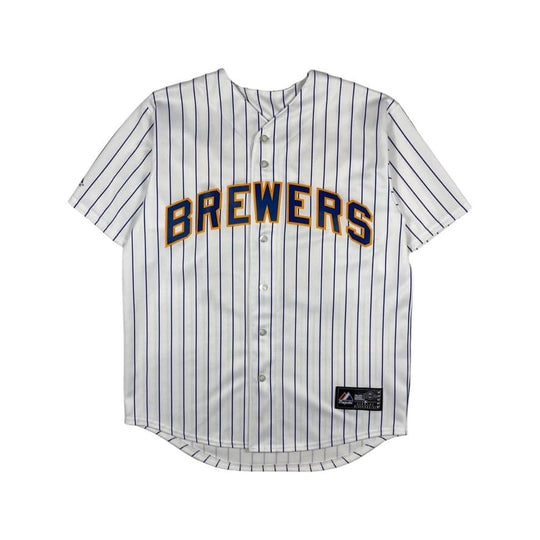00s Brewers Prince Fielder Baseball Jersey - West Block Vintage