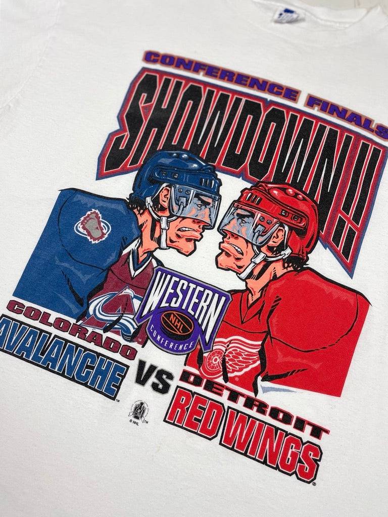 00s Tee Avalanche vs Red Wings - West Block Vintage