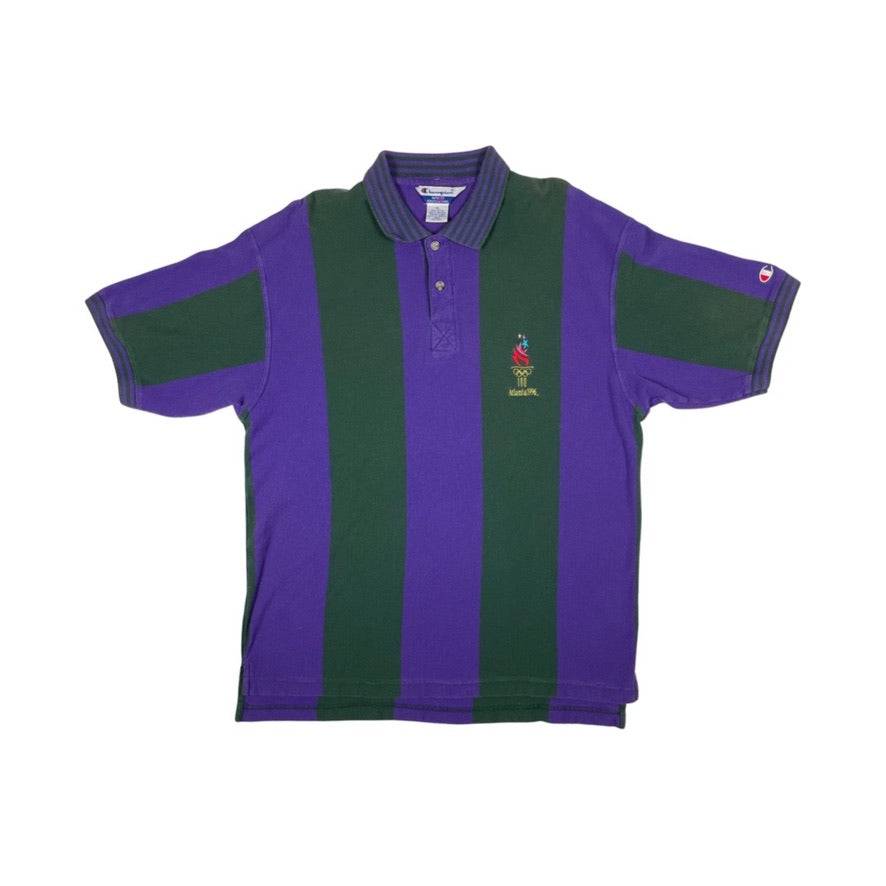Champion 1996 Olympics Color-block Polo - West Block Vintage