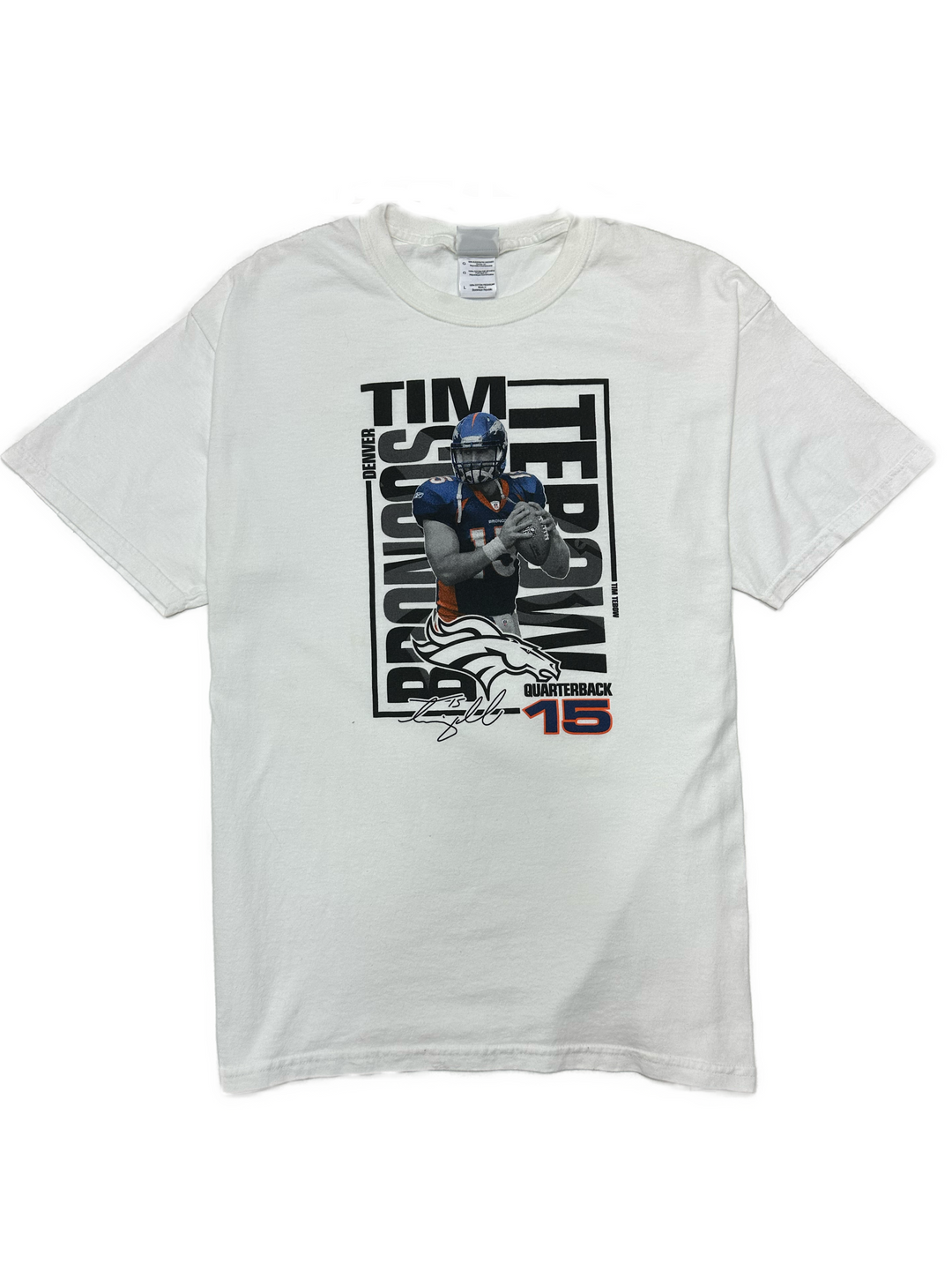 00s Tim Tebow Denver Broncos Tee - West Block Vintage