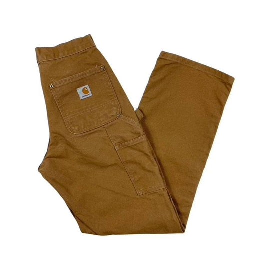 90's Carhartt Double Knee Pants Brown 28x30 - West Block Vintage