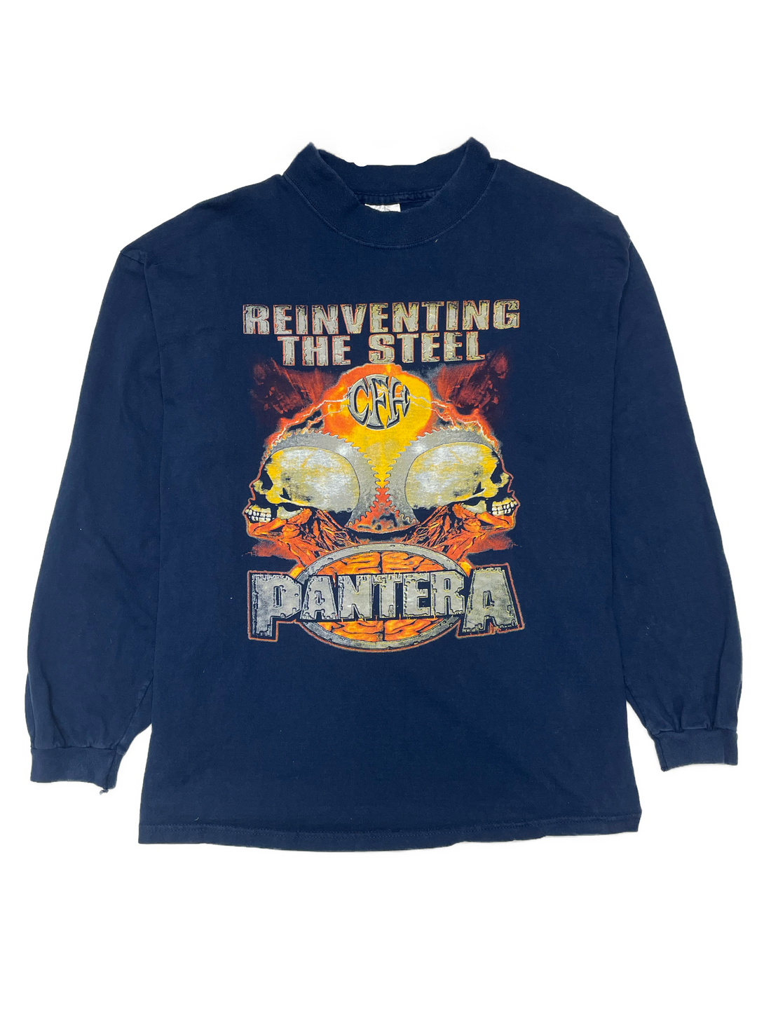 2001 Pantera Reinventing The Steel Turtle Neck Long Sleeve - West Block Vintage