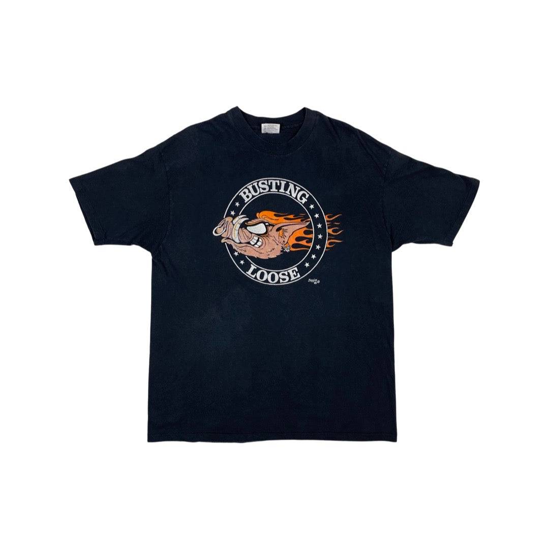 Vintage 90s Bustin Loose Bar Tee - West Block Vintage