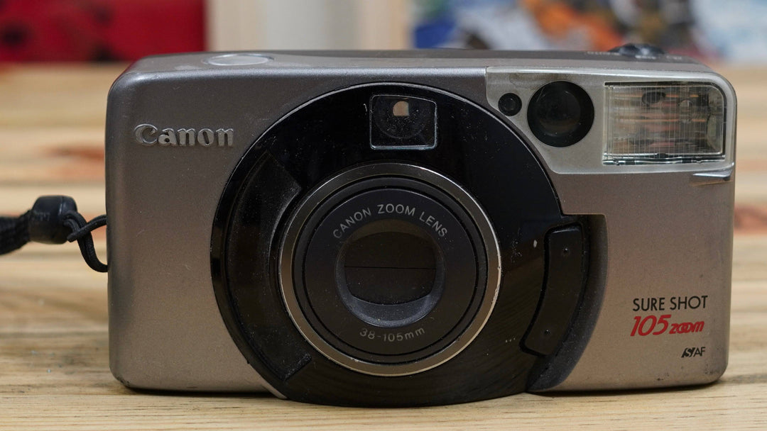 CANON Sure Shot 105 Zoom - 35mm Film Point & Shoot Camera - West Block Vintage