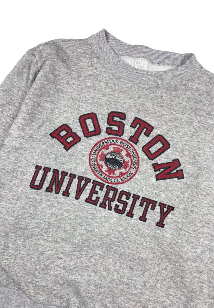 80s Champion Boston University Sweatshirt - West Block Vintage