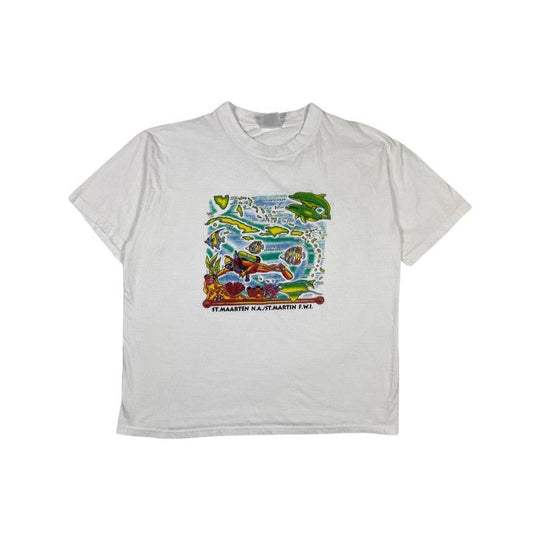 90s St.Marten Scuba Tee - West Block Vintage