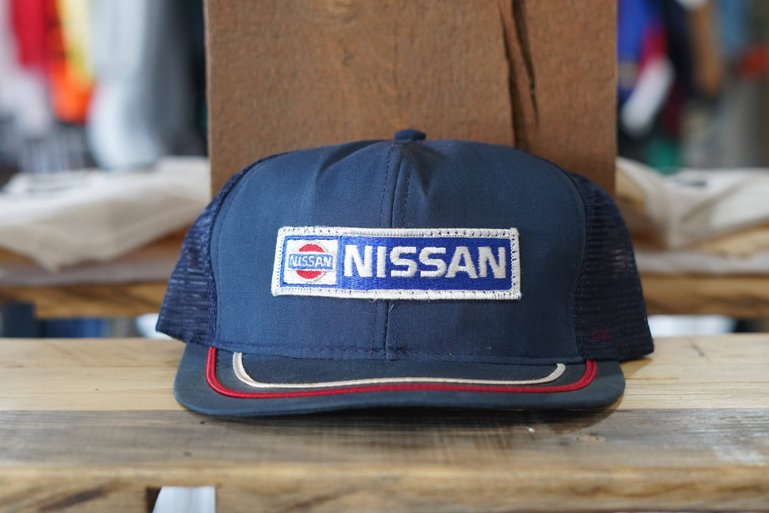 rare 90s Nissan Trucker Hat - West Block Vintage