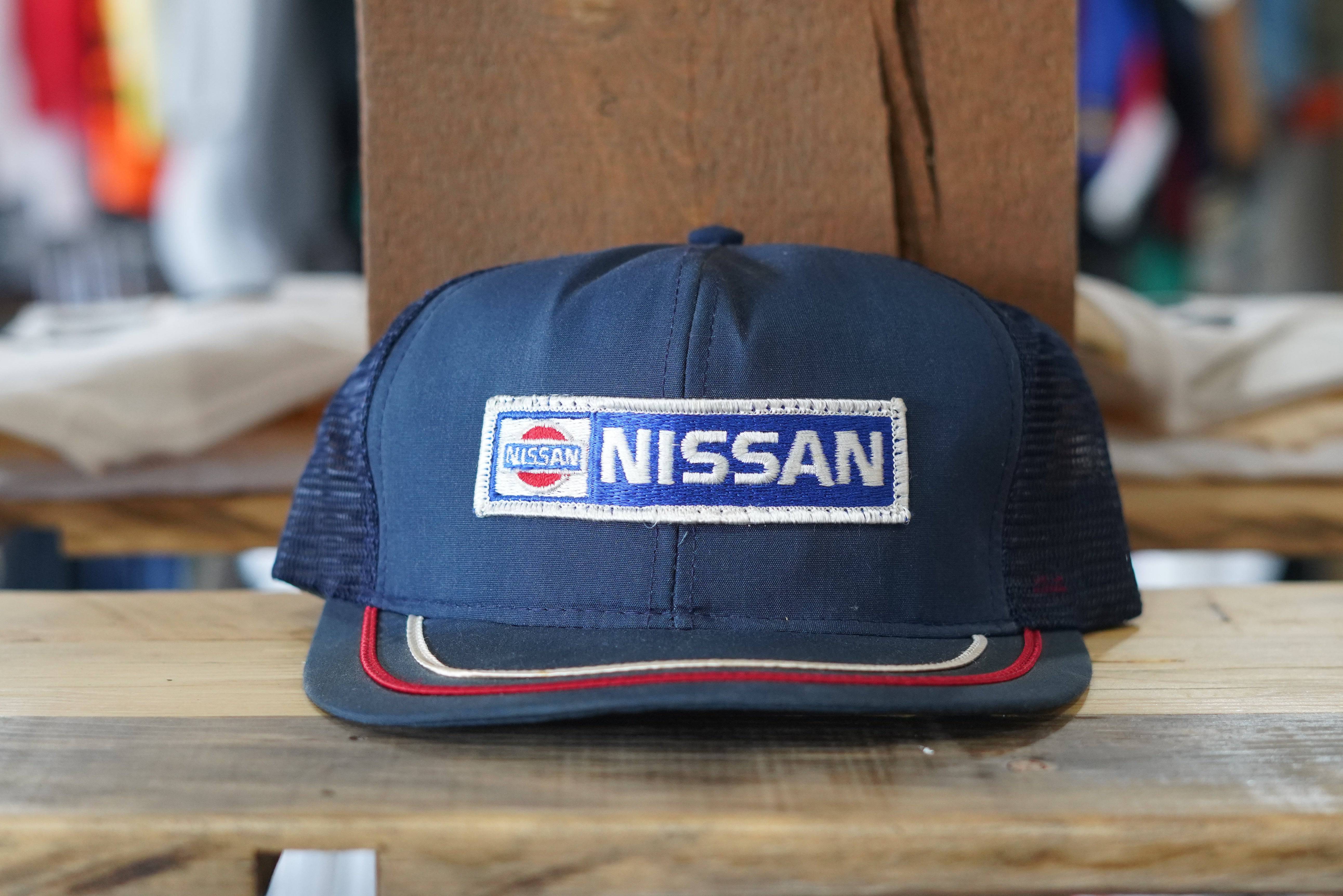 rare 90s Nissan Trucker Hat - West Block Vintage