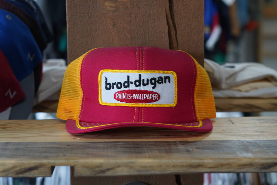 Deadstock 80s Brod-Dugan Paints Trucker - West Block Vintage