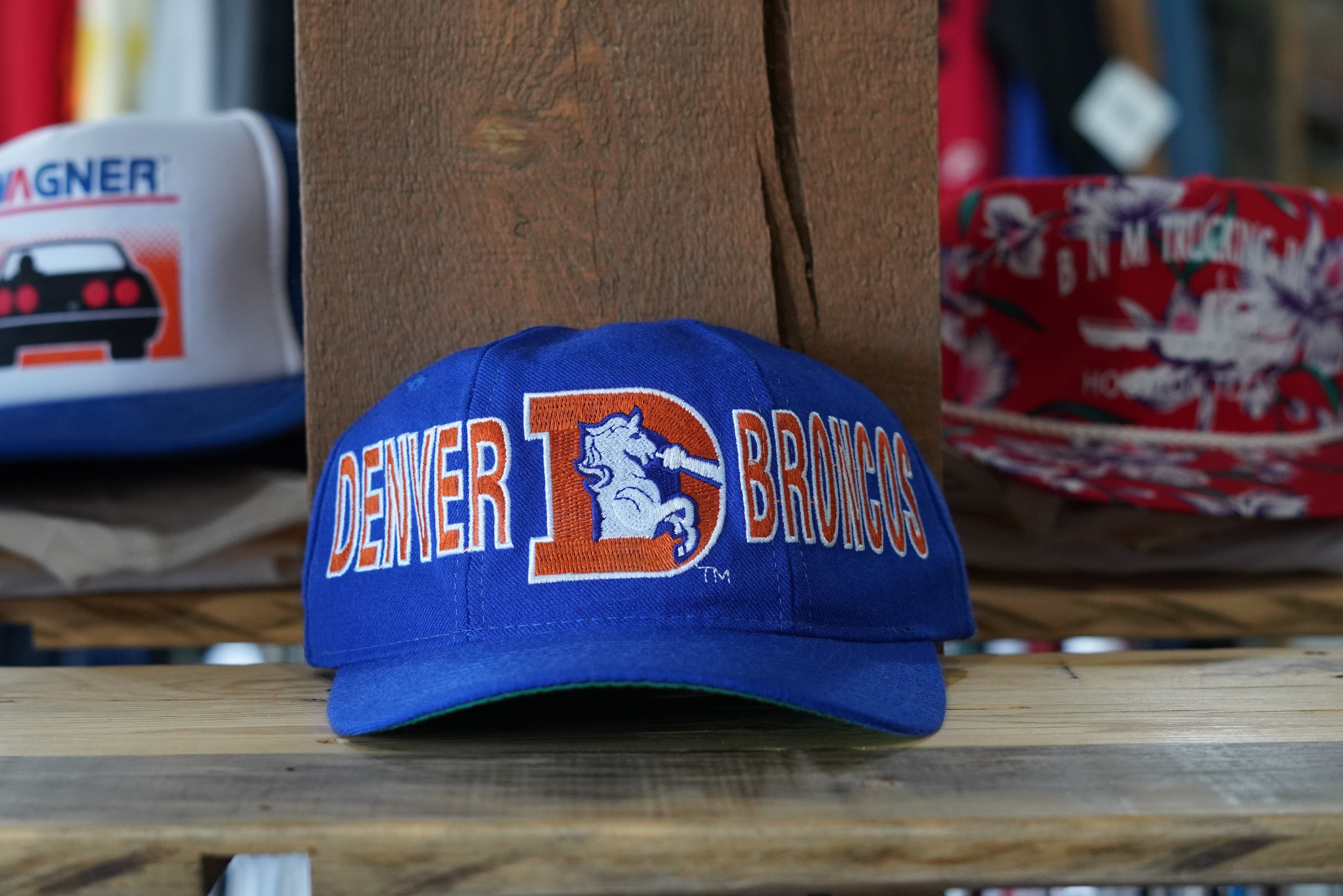 Vintage Denver Broncos Pro Line Starter Snapback NFL Hat 100% WOOL - West Block Vintage