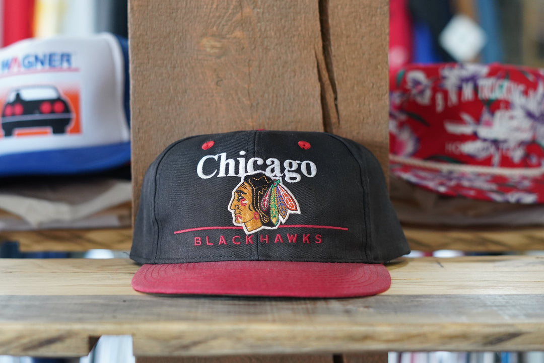 Copy of Chicago Bulls NBA Vintage 90s G-Cap Snapback Hat Red/Black - West Block Vintage