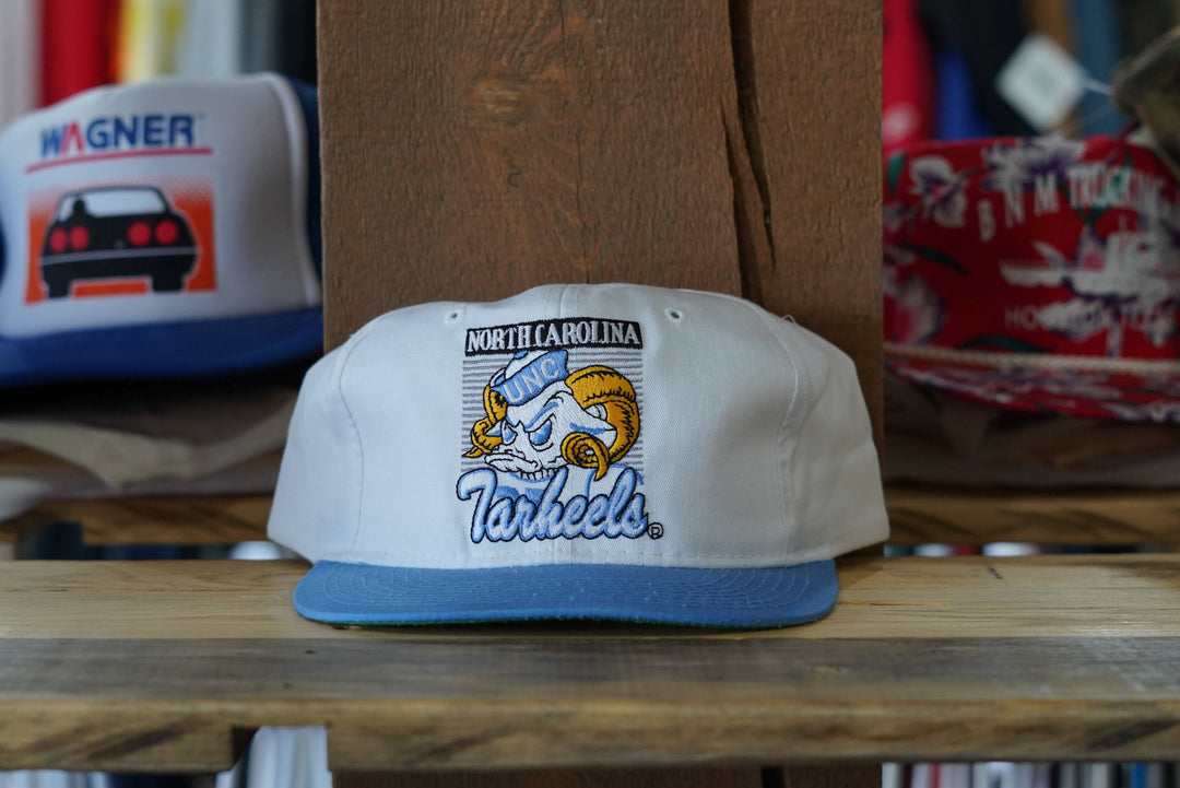 Vintage North Carolina Tarheels Starter Snapback College Hat - West Block Vintage