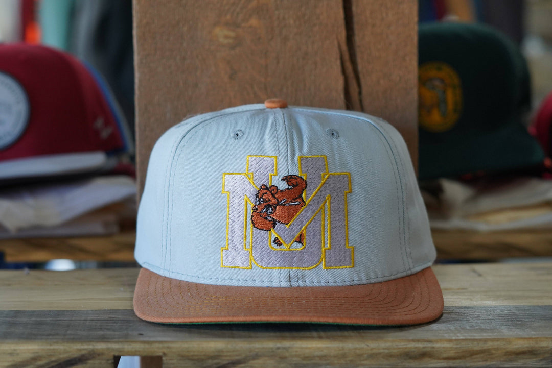 Vintage Snapback Dead-stock Grey and Orange - West Block Vintage