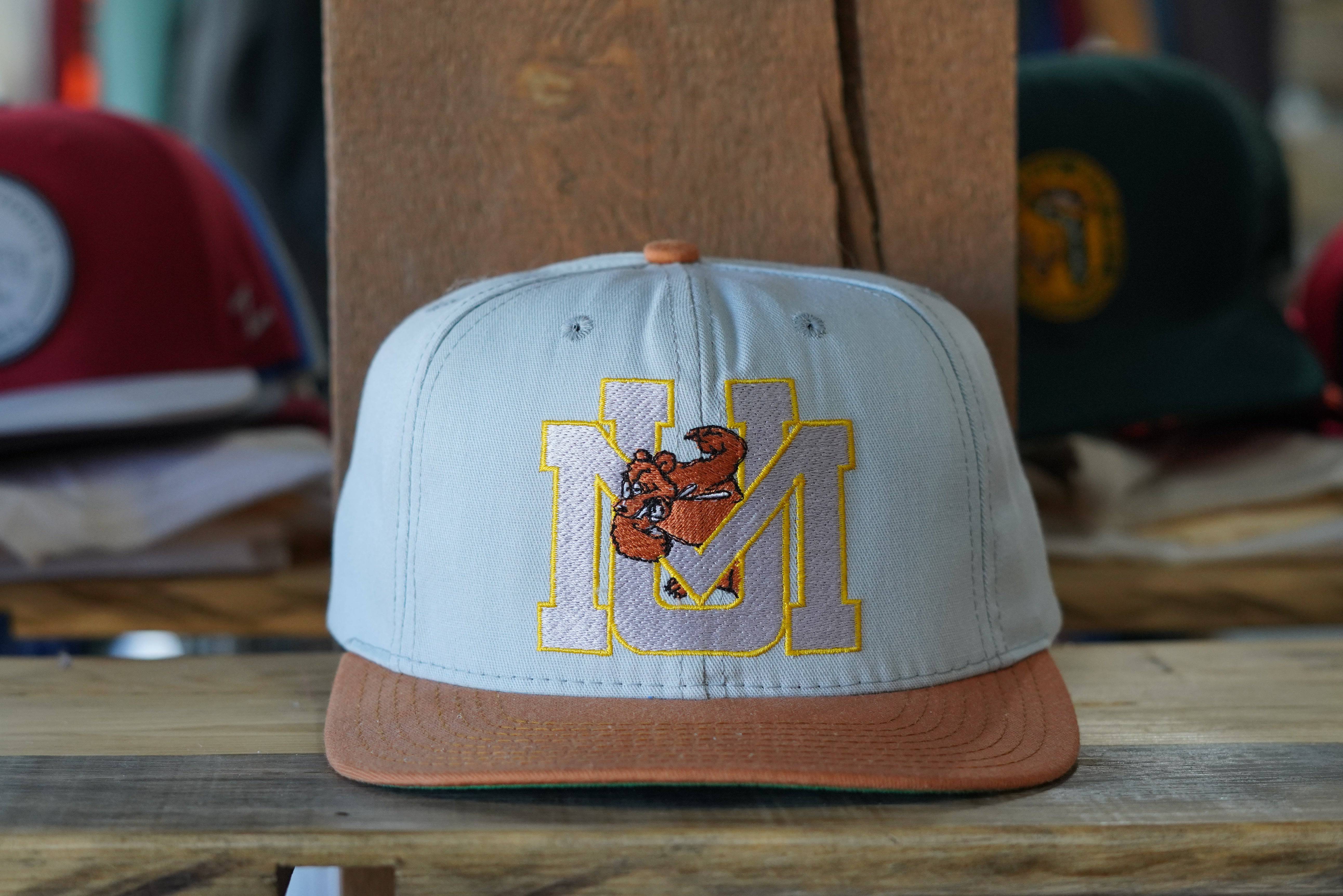 Vintage Snapback Dead-stock Grey and Orange - West Block Vintage