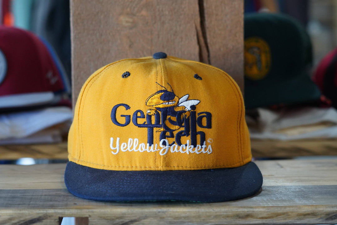 Vintage 90s Dead-Stock Georgia Tech Wool Snapback - West Block Vintage