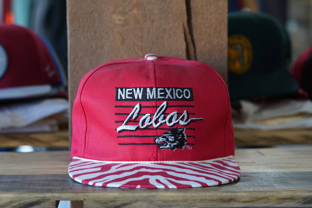 Vintage 90s Dead-Stock New Mexico Lobos Zuba Snapback - West Block Vintage