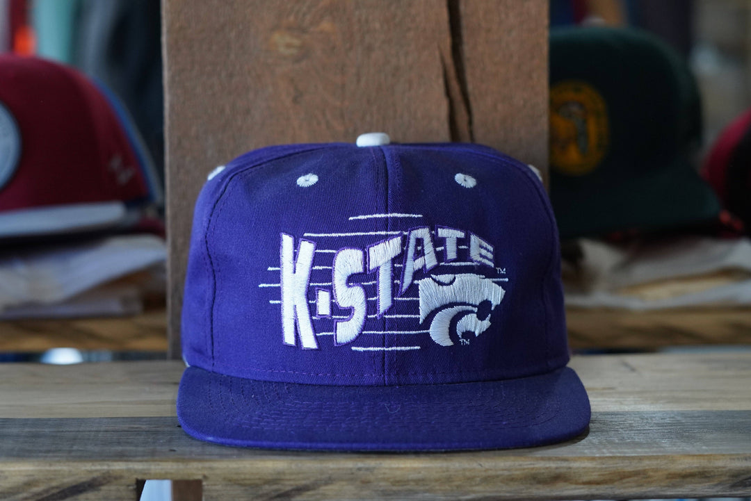 Vintage 90s Dead-Stock Kansas State Apparel #1 Snapback - West Block Vintage
