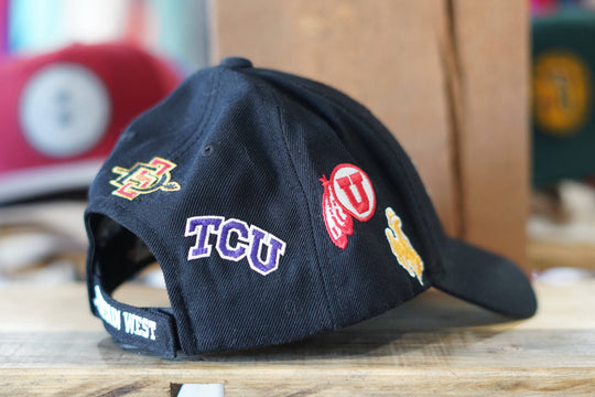 2000s Mountain West Conference Velcro Hat - West Block Vintage