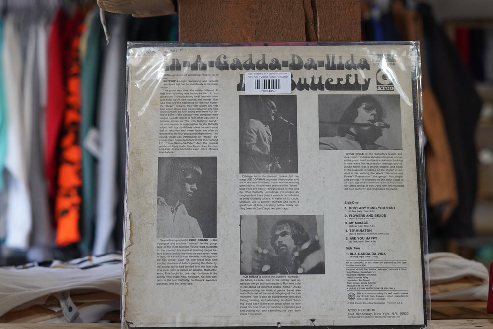 Iron Butterfly In A Gadda Day Vida - West Block Vintage