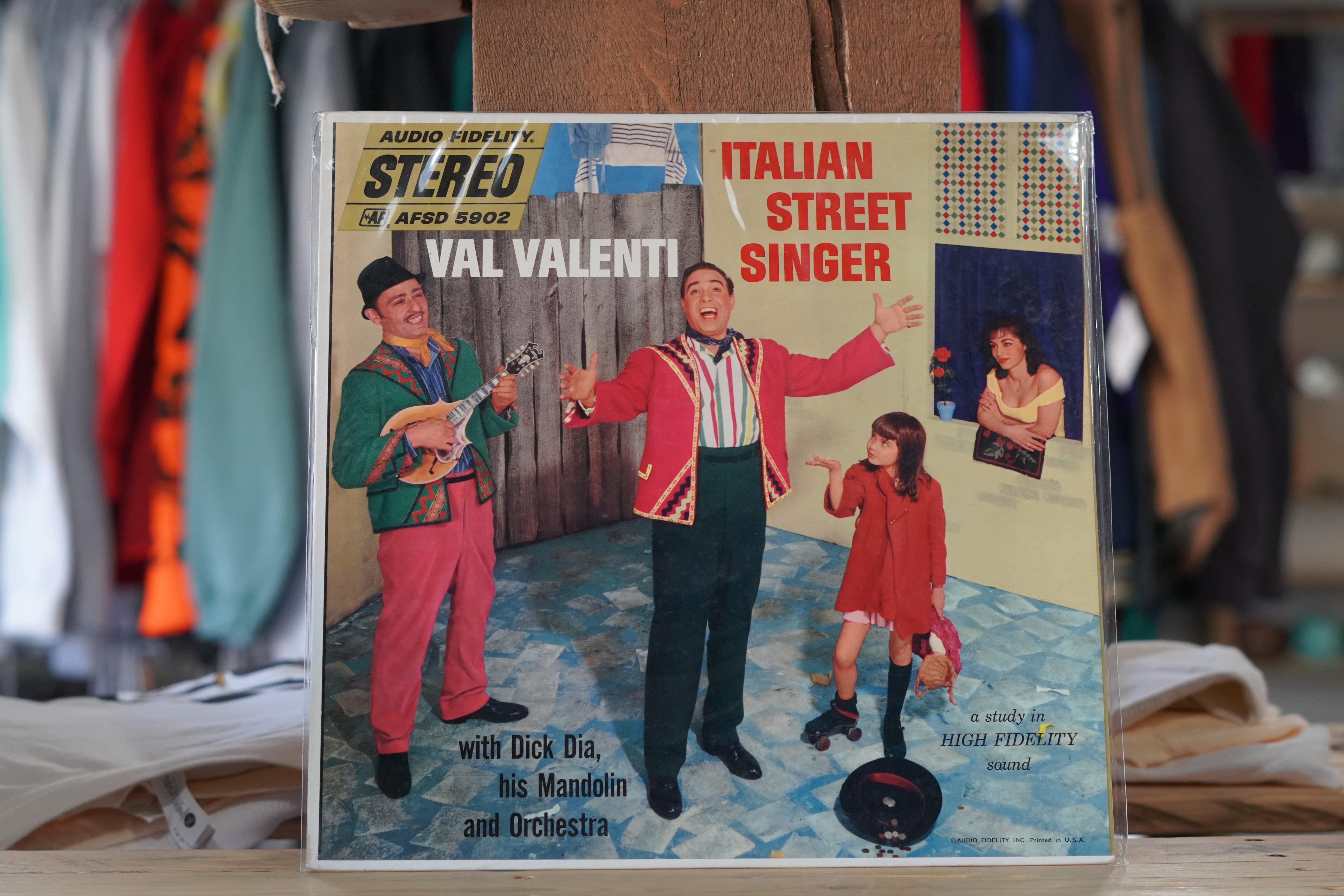 Val Valenti Italian Steet Singer - West Block Vintage