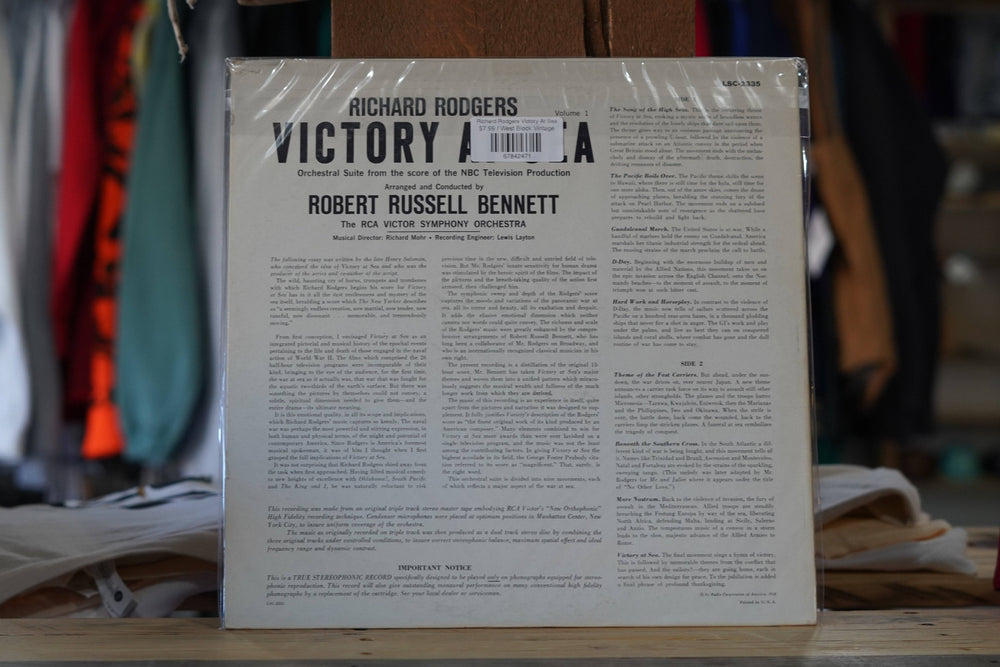 Richard Rodgers Victory At Sea - West Block Vintage