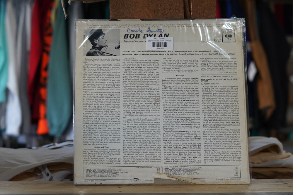 Bob Dylan - West Block Vintage