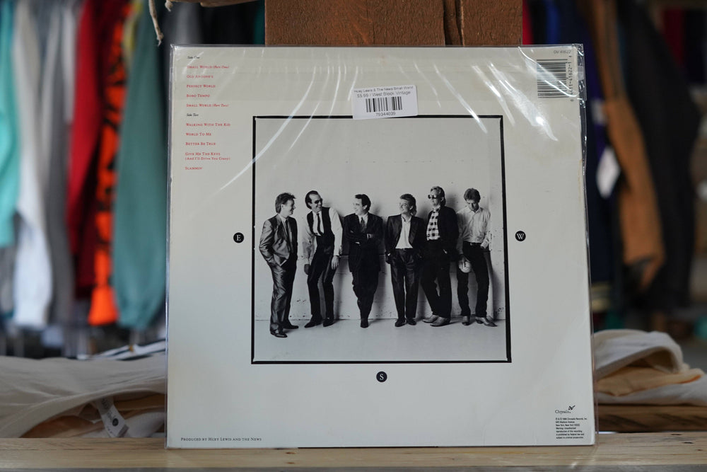 Huey Lewis & The News Small World - West Block Vintage