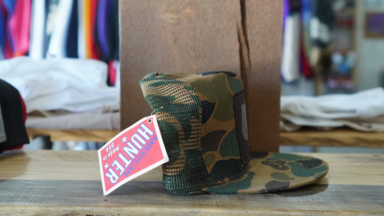 90s LP Camo DS Trucker Snapback Hat - West Block Vintage