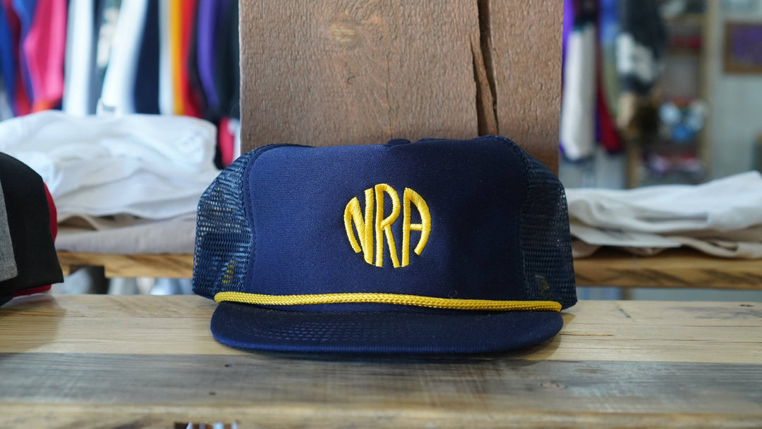 90s NRA DS Trucker Snapback Hat - West Block Vintage