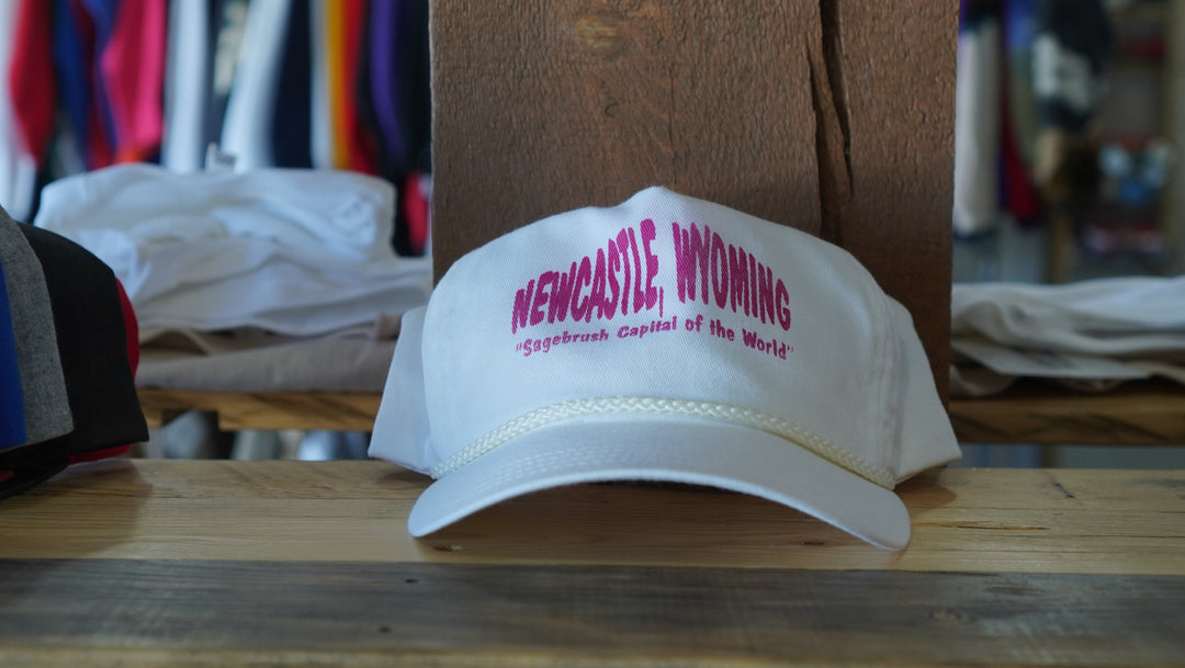 90s Newcastle Wyoming Sage Brush Capital Hat - West Block Vintage