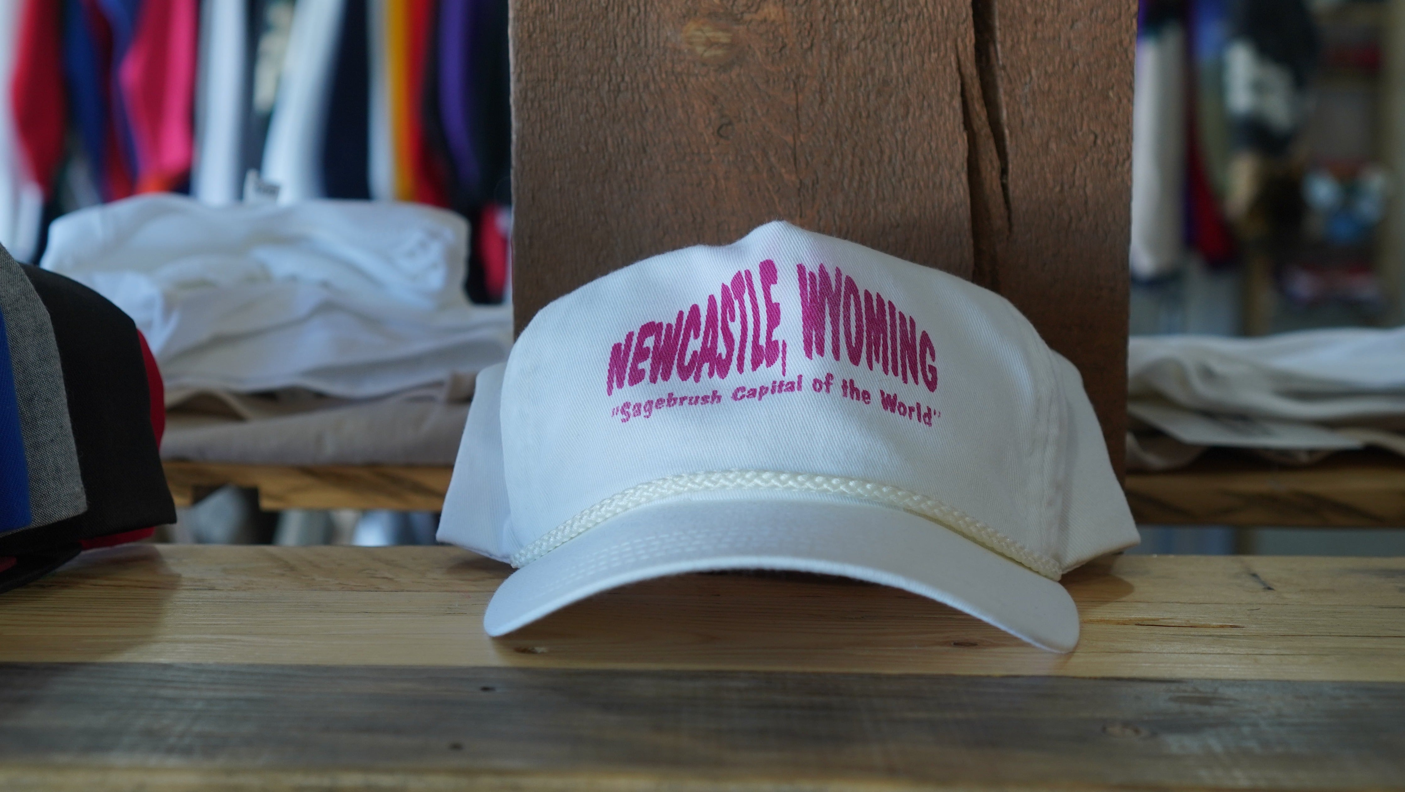90s Newcastle Wyoming Sage Brush Capital Hat - West Block Vintage
