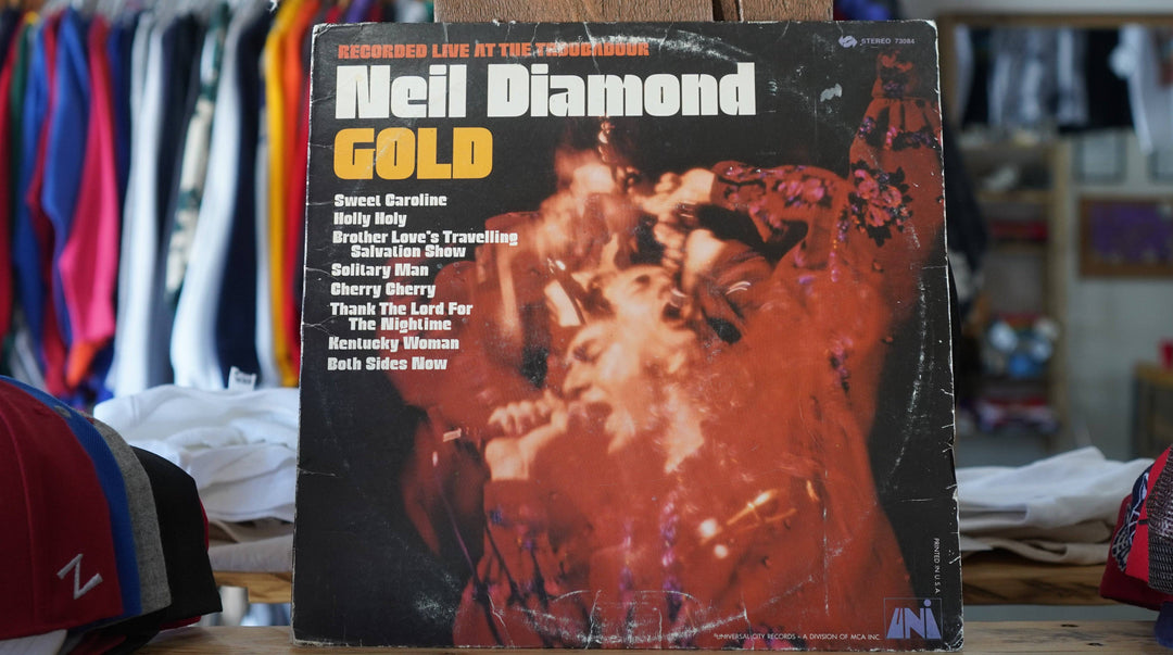 Neil Diamond Gold LP Vinyl Record Album Live at The Troubadour - 73084 VGC - West Block Vintage