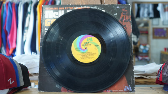 Neil Diamond Gold LP Vinyl Record Album Live at The Troubadour - 73084 VGC - West Block Vintage