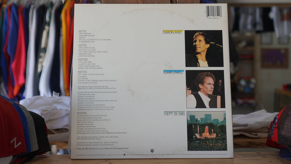The Concert in Central Park - 1982 Vinyl 2xLP Near Mint - Pop Rock - West Block Vintage