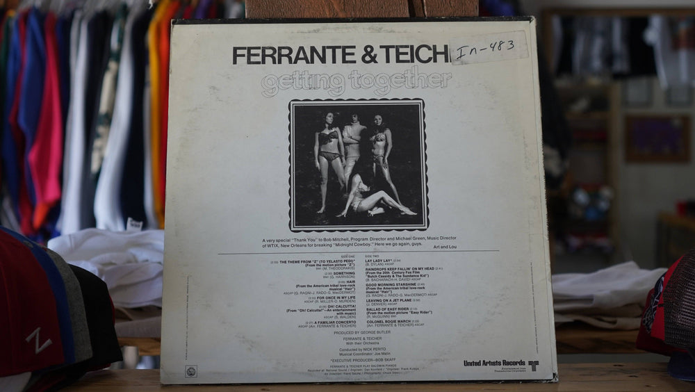 Ferrante & Teicher "Getting Together" 1970 Jazz LP, Promo Copy Very Good - West Block Vintage
