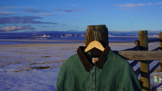 80s Union Carhartt Jacket Green Zip Up - West Block Vintage