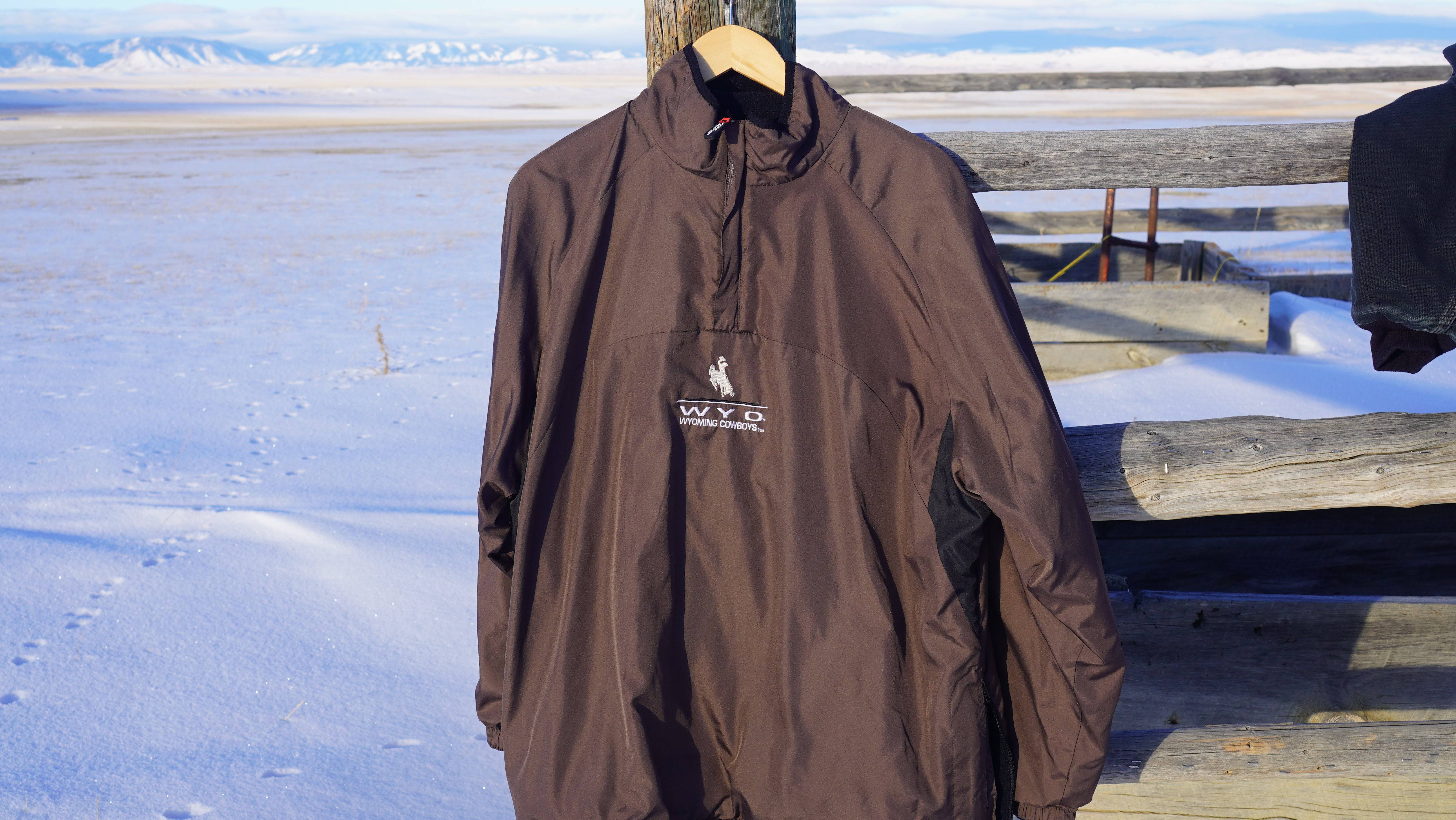 Y2K Wyoming Cowboys Reversible Jacket Brown/Black - West Block Vintage