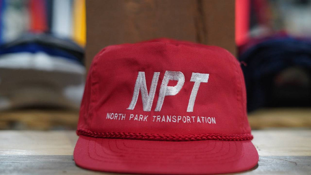 90s Vintage Trucker Rope Hat- North Park Truckers - West Block Vintage