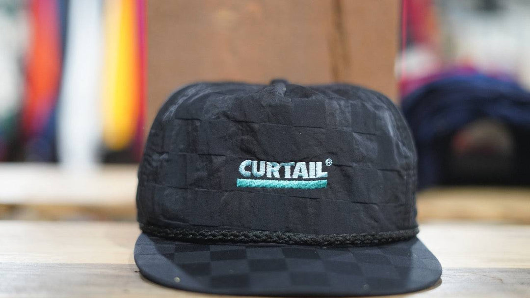 90s Vintage Trucker Rope Hat - Curtail Water Resistant Snapback - West Block Vintage