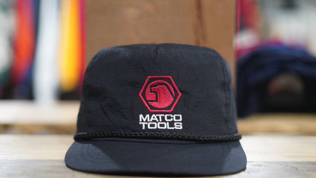 90s Vintage Trucker Rope Hat - Matco Tools Snapback - West Block Vintage