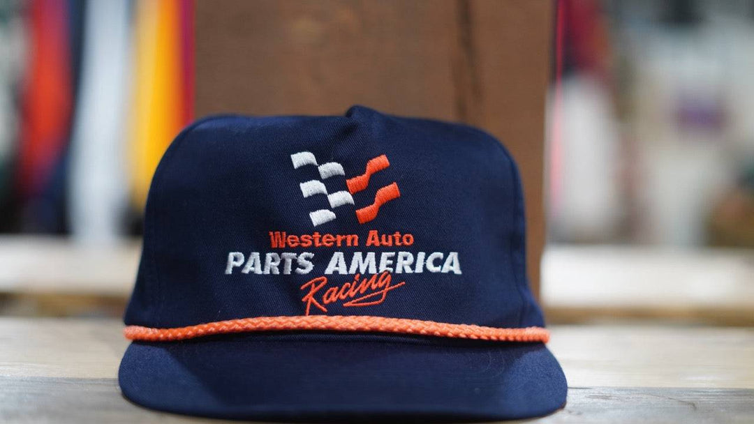 Vintage Trucker Rope Hat - Western Auto Racing Snapback NWOT - West Block Vintage