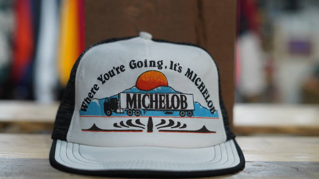 Vintage Mesh Trucker Hat - Michelob Ultra When You're Going Snapback - West Block Vintage